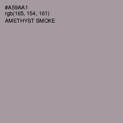 #A59AA1 - Amethyst Smoke Color Image